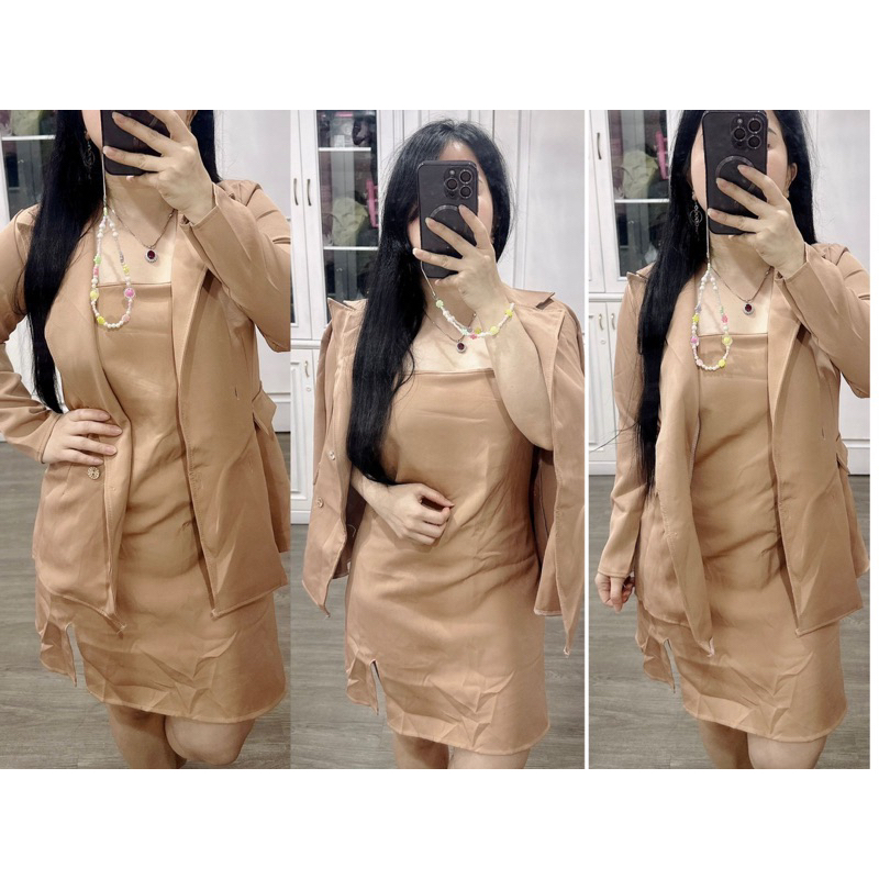 CODE:n 3562 DRESS BLEZER BKK READY SALE YA…