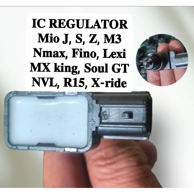 IC CONNECTOR IC REGULATOR YAMAHA MIO J, Nmax, FINO, Aerox, LEXI, R15 -YMH