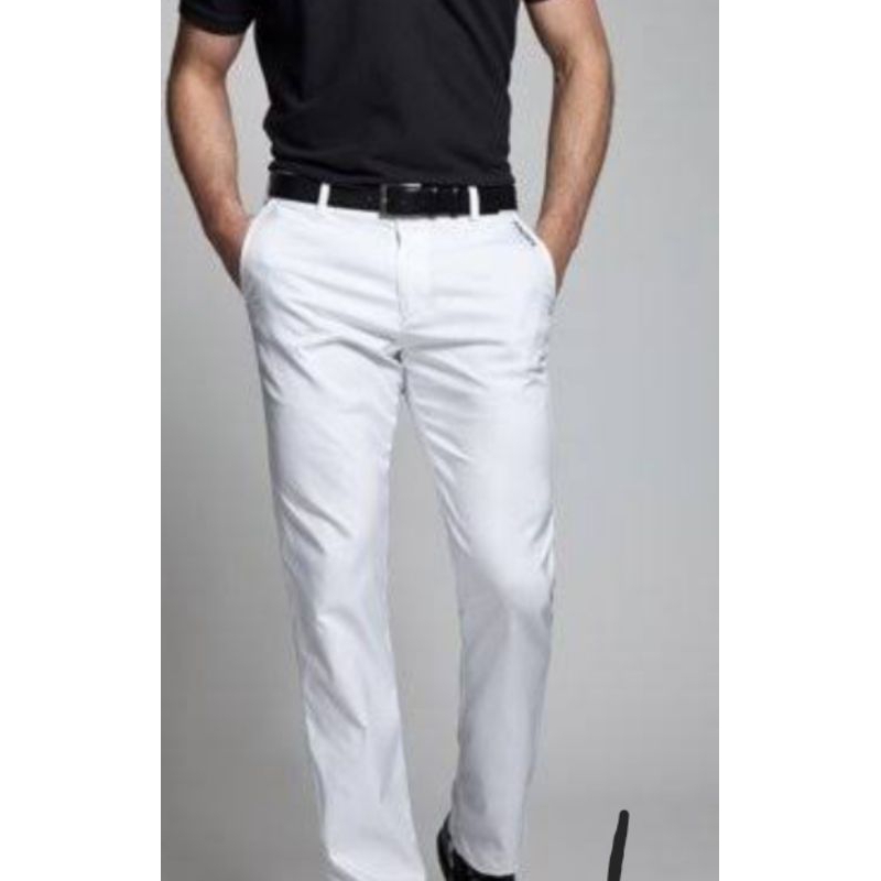 celana putih chinos