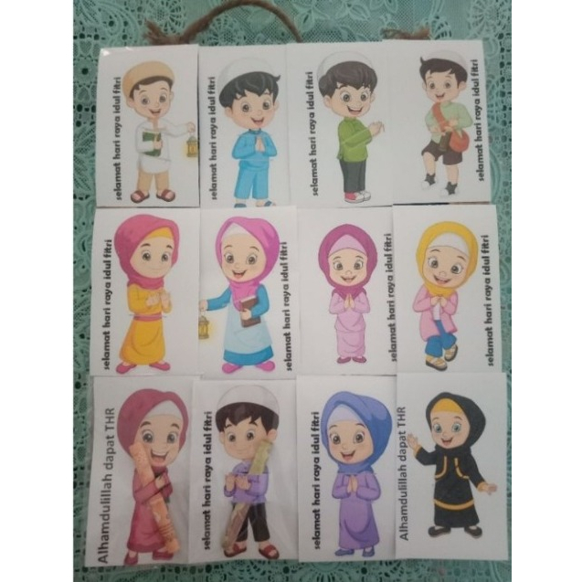 

[10pcs] Amplop Lebaran Peluk Free Plastik / Angpao Viral