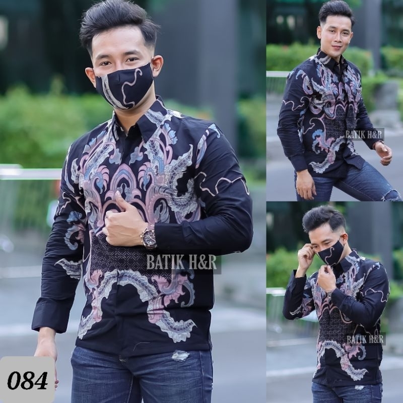 Baju Batik Lengan panjang Baju Batik lengan pendek Batik Solo Baju Batik Batik Premium Batik Original Batik Modern Batik H&amp;R Katun Batik terbaru