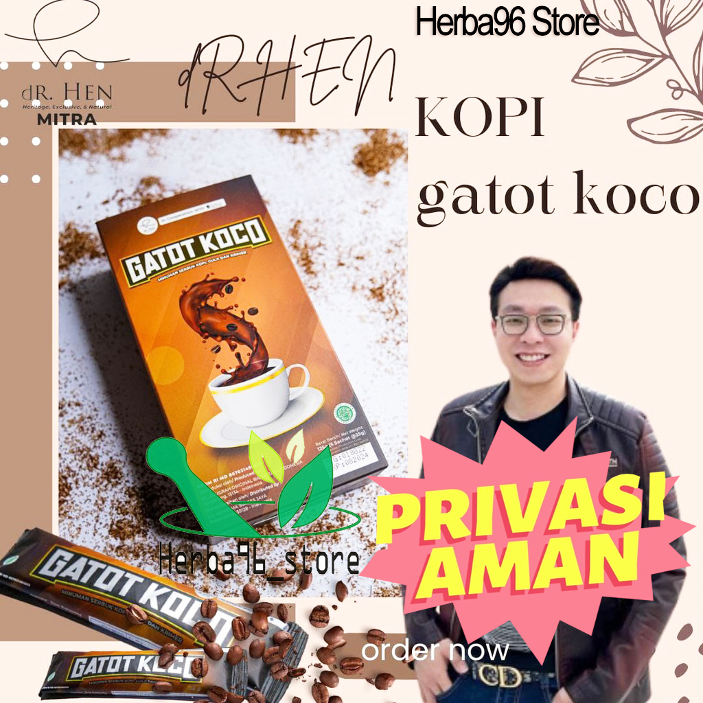 

Gatot Koco Kopi Gatot Koco Asli Original - dr Hen dr Richard Lee