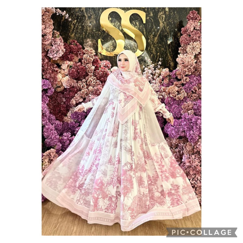 SET GAMIS SHELLASAUKIA NEW