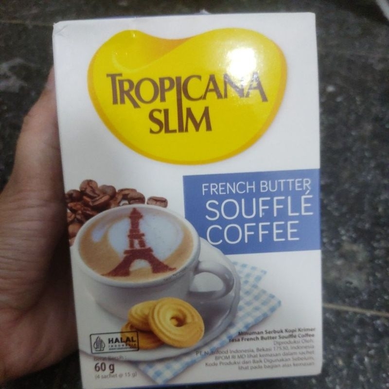 

Tropicana slim french butter souffle coffee box isi 4 sachet