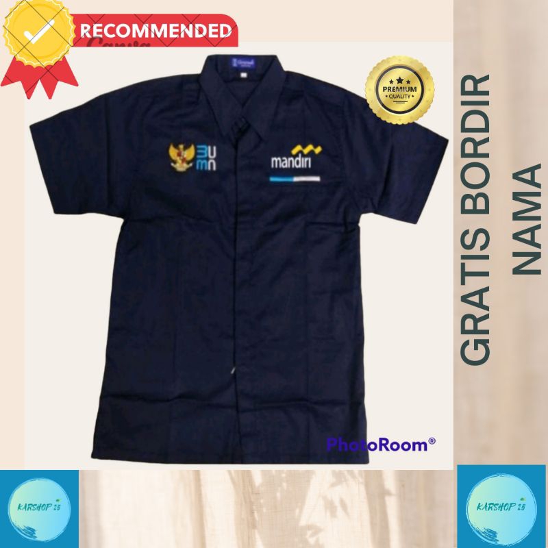 Kemeja BUMN Mandiri Kemeja Bank Mandiri Baju Mandiri Seragam Bank Seragam PDH Bank Seragam Bank Mand