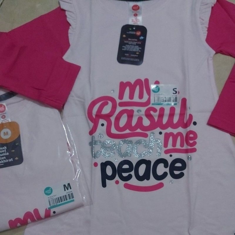Tunik My Rosul Teach Me Peace AF303