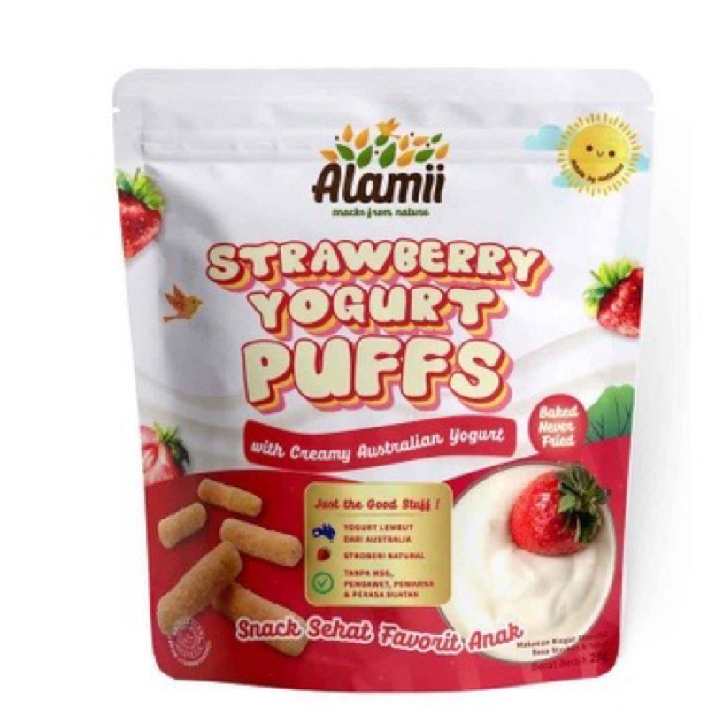 Alamii Puff Snack Bayi Anak Non MSG Camilan MPASI Bayi Finger Food Baby Snack Bekal Sekolah Anak