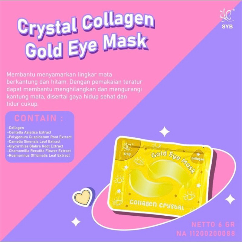Crystal Collagen Eye Mask