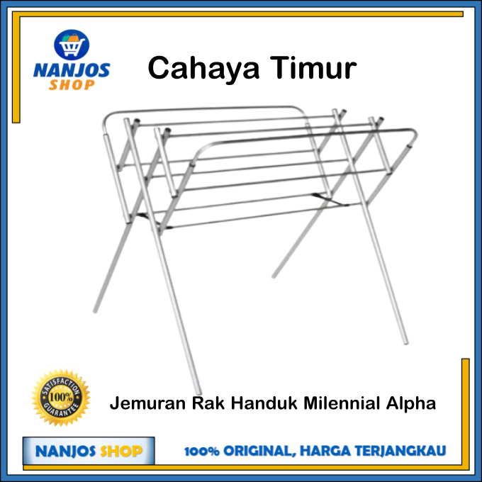 Jemuran / Jemuran Handuk / Jemuran Baju Stainless Steel / Jemuran Baju Cahaya Timur / Jemuran Baju