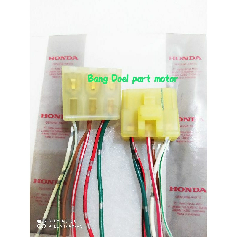 KABEL SOKET KIPROK REGULATOR HONDA FI OLD CBR 150 250R CRF 250 CBR 400 CBU THAILAND SOCKET KIPROK HO