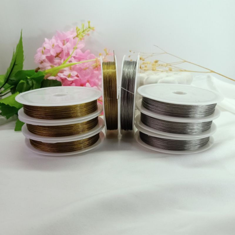 (1 roll) String cable/kawat tali gelang dan kalung