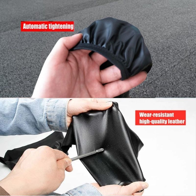 Sarung Jok Motor Universal Cover Jok Motor Anti Air Pelindung Jok Motor Bahan Pu Leather