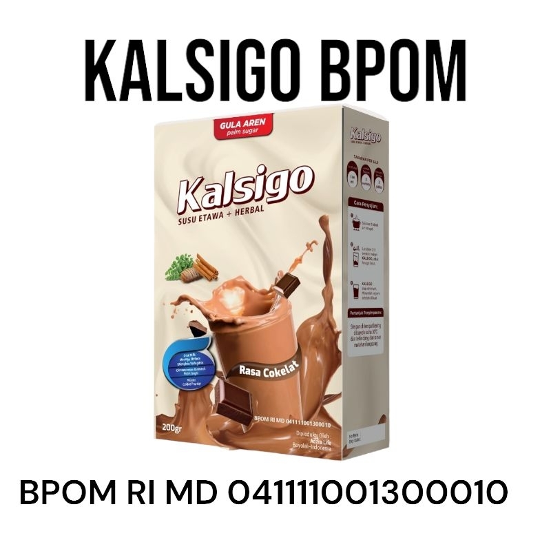 

Sekar_Shop07 Kalsigo 200Gr Bpom Susu Kambing Etawa Rasa Coklat