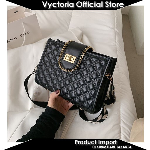 (COD) Vyctoria VOS718076 Tas Selempang Import Elegan Wanita Cantik JTF718076 718076