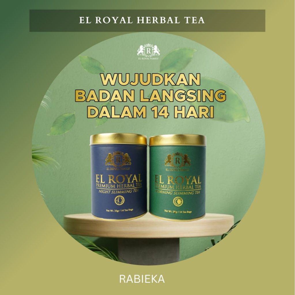 

El royal Premium Tea /Teh Pelangsing siang & malam (1 paket) - El Royal