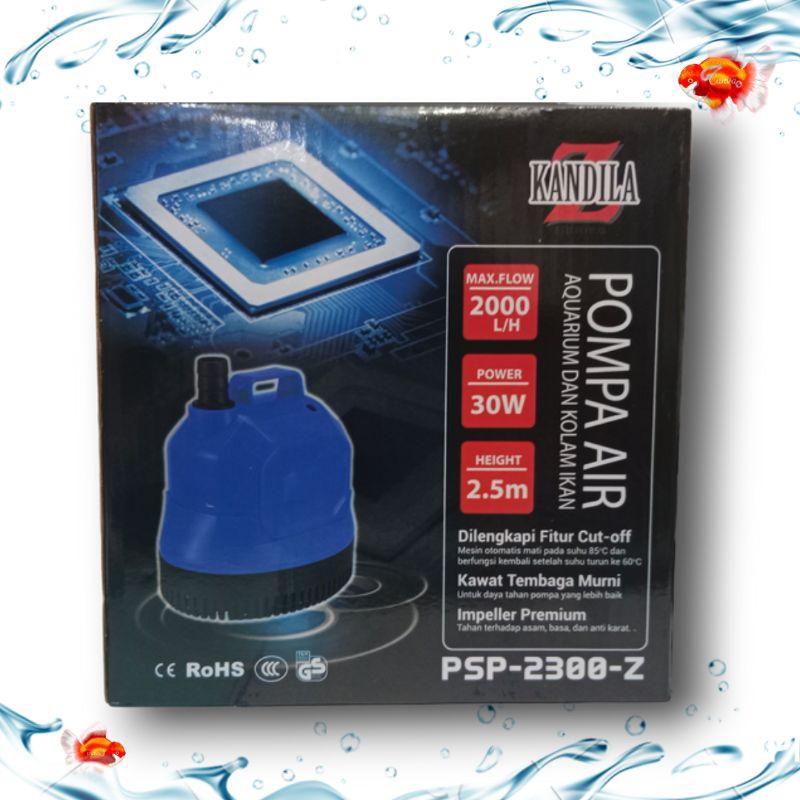 Pompa Kolam Aquarium Air Mancur KANDILA PSP 3200 Z