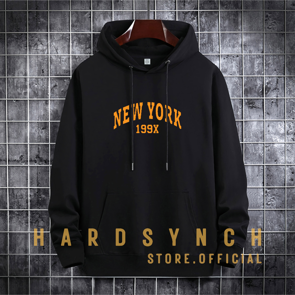 Sweater Hoodie New York 199X Unisex ( Pria &amp; Wanita ) Premium Quality S-XXL Cotton Fleece / Hoodie Korean Style / Sweater Hoodie / Hoodie Polos / Hoodie Wanita / Hoodie Pria / Sweater Hoodie Distro Original ( NY 199X 72 )