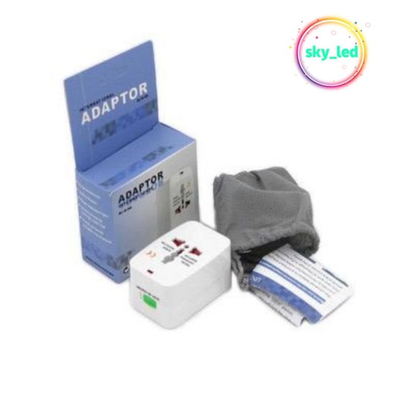 Adaptor Internasional Travel Adaptor Universal World International