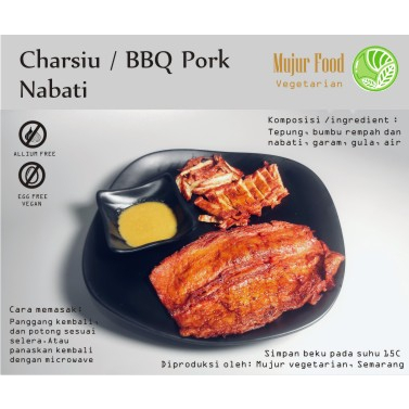 

Siobak / Charsiu / BBQ Pork nabati Vegetarian 500 gr - HomeMade Mujur