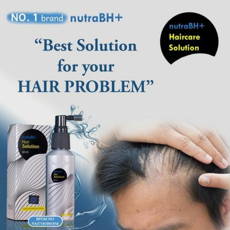 Nutra Bh plus Hairs solution obat penumbuh rambut