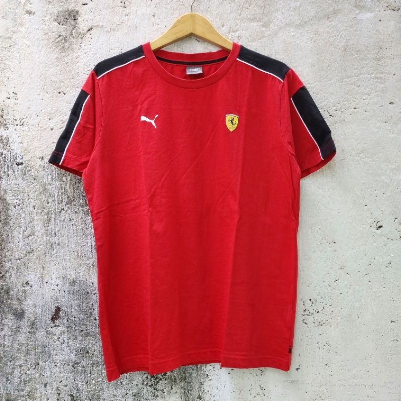 Kaos Puma Ferrari Race T7 - Size M fit L - Baju