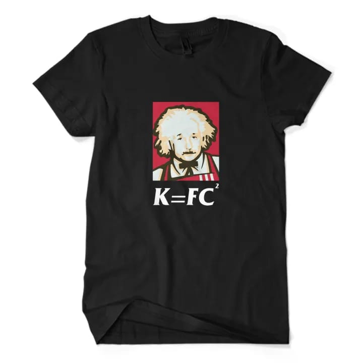 BAJU - KAOS PLESETAN KATA LUCU K=FC - TSHIRT PARODI KATA LUCU KFC