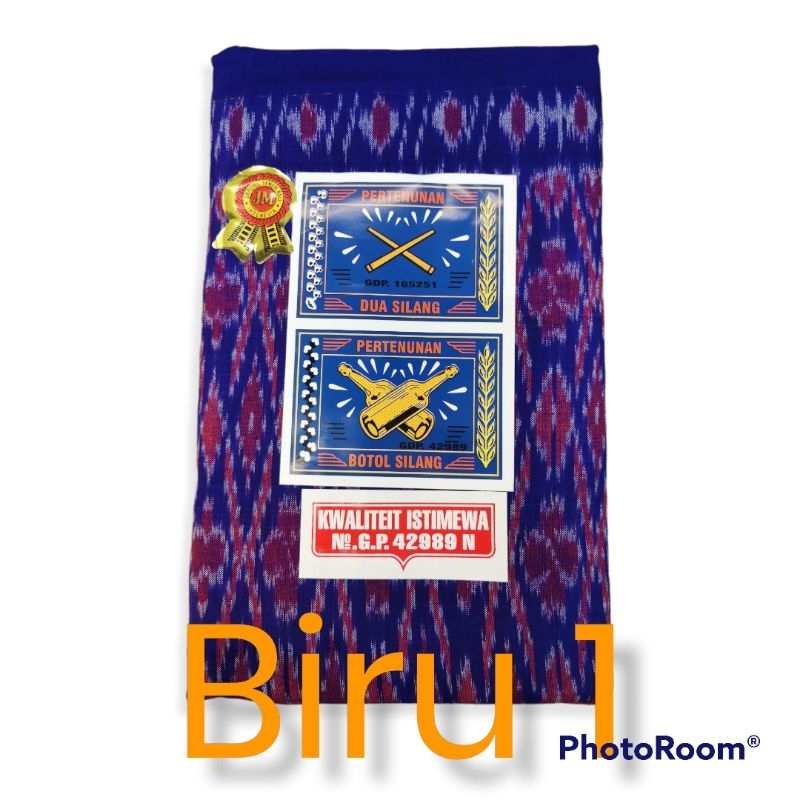 Sarung Tenun Goyor Botol Silang