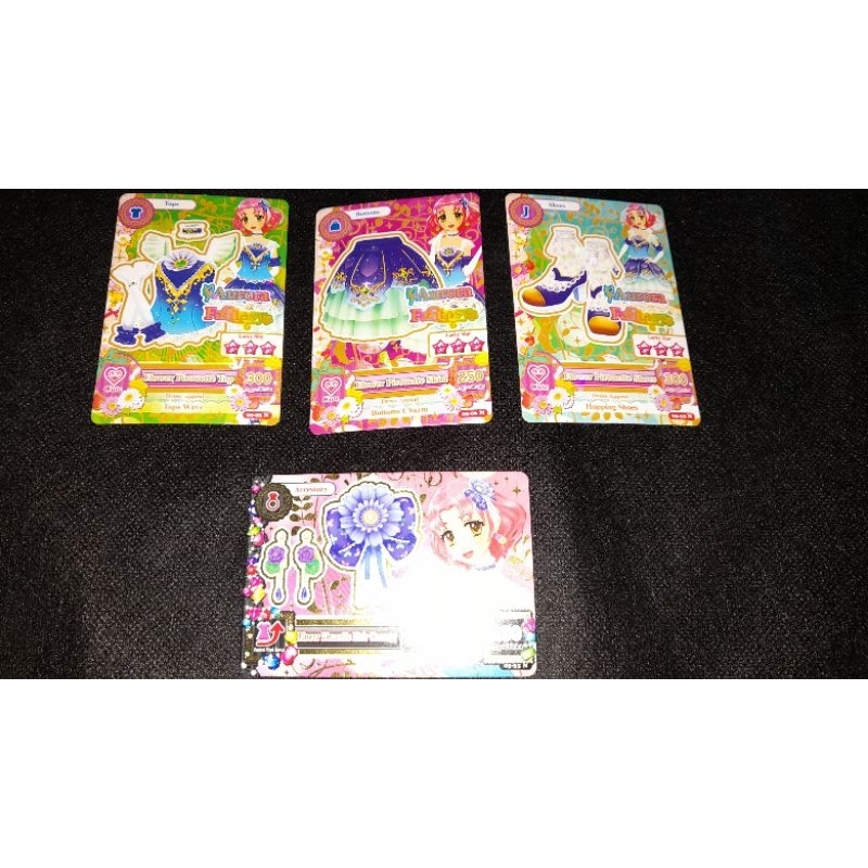 (AIKATSU CARD) Flower Pirouette Set