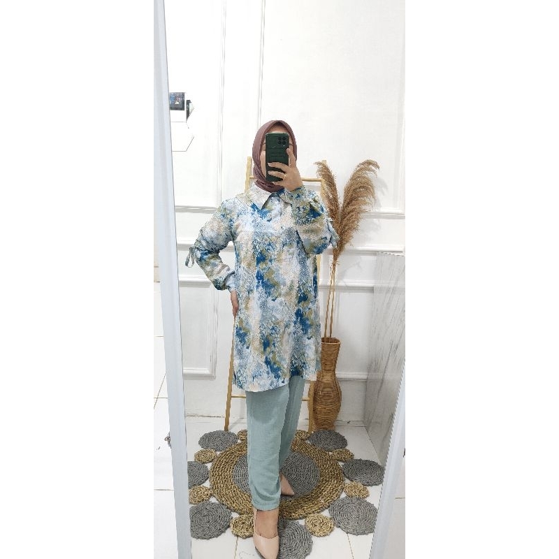 Setcel Crinkle Premium/ Setcel motif dan polos