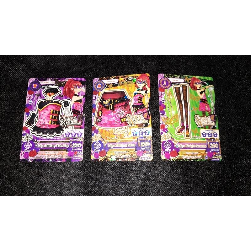 (AIKATSU CARD) Miya Military Set
