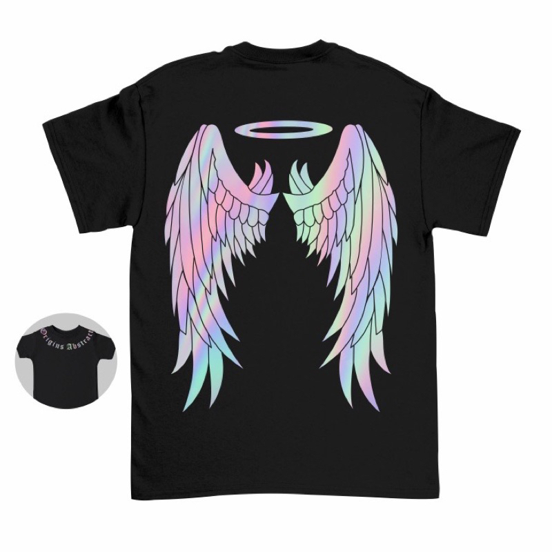 KAOS BAJU ANAK MOTIF ANGEL SAYAP WING ABG