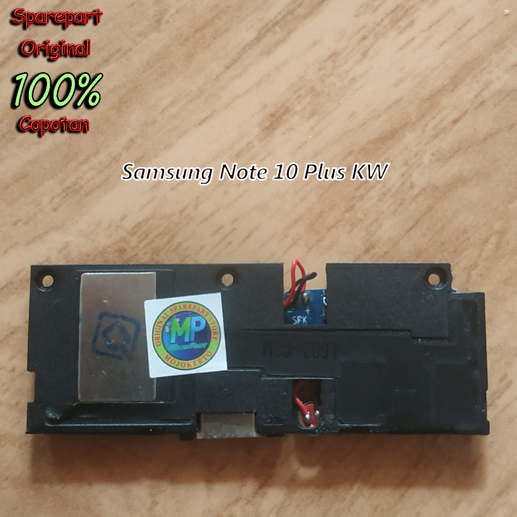 Replika Samsung Note 10 plus Speaker buzzer spiker musik dan papan konektor cas copotan