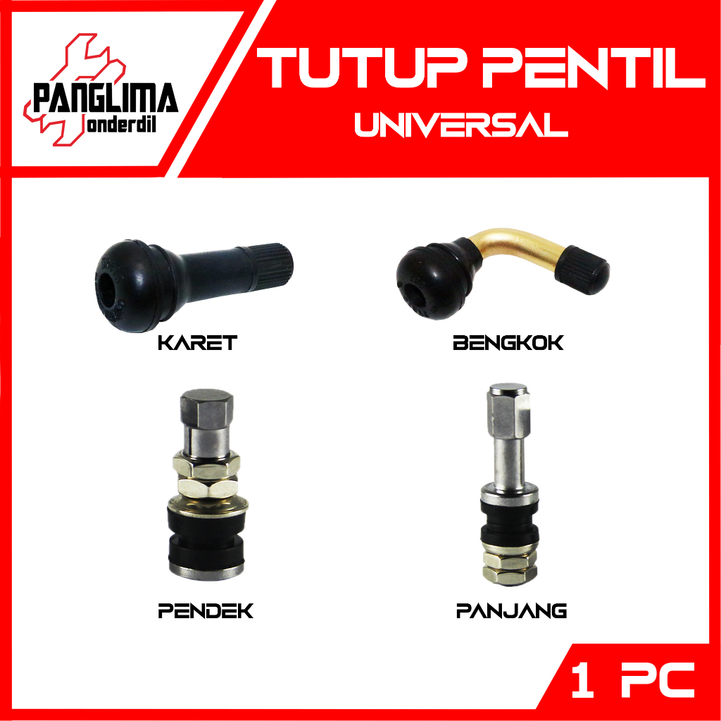 Pentil Tubeless Ban Mobil-Motor-Sepeda Tubless-Tubeles-Tubles-Tubless-Tub-Tube Less-Les Panjang Pendek