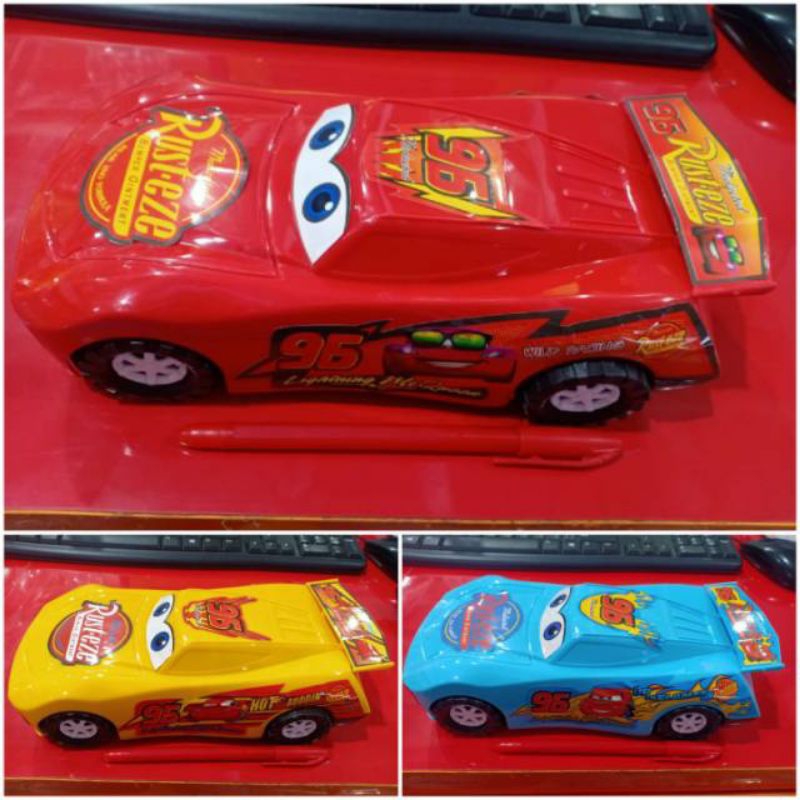 Mainan Anak Mobil Cars - Spiderman LT53 MC Queen Pull And Go