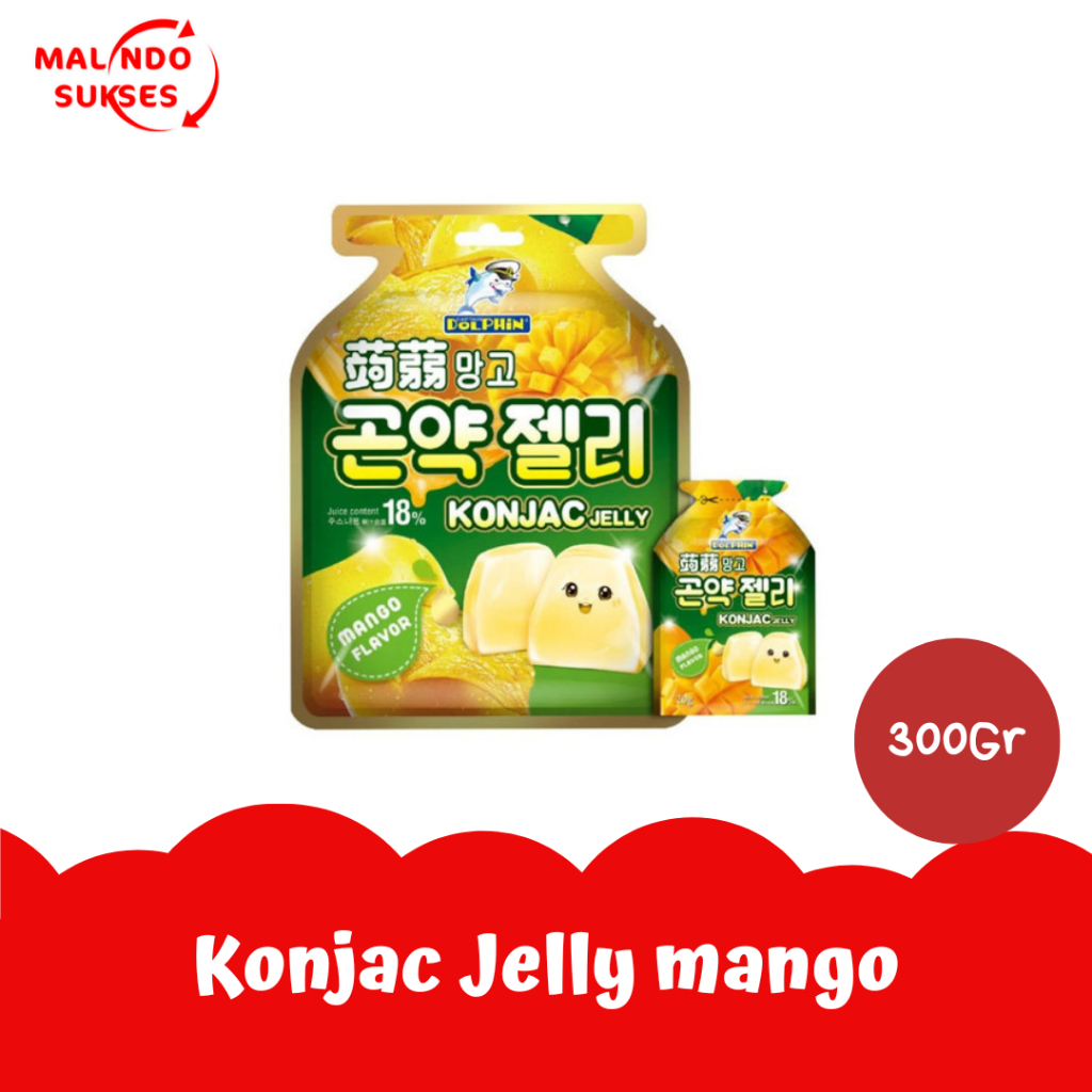 

Konjac Jelly Mango 300gr