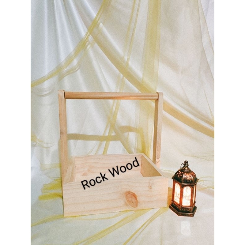 

Handy Wood Basket Keranjang Hampers Modern Box Hampers Kado Hadiah Gift Dekorasi Parcel