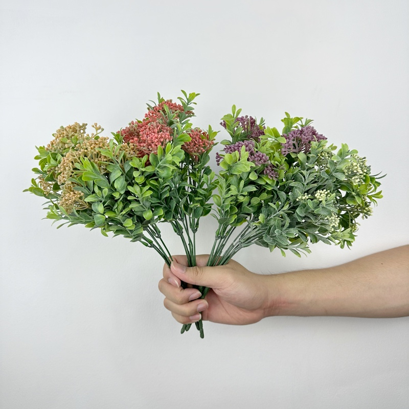 BUNGA ASOKA BUNCH ARTIFICIAL PLASTIK IMPORT PREMIUM