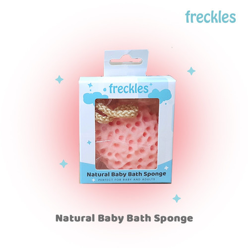 Freckles Natural Baby Bath Sponge Spons Mandi Bayi, Anak dan Dewasa