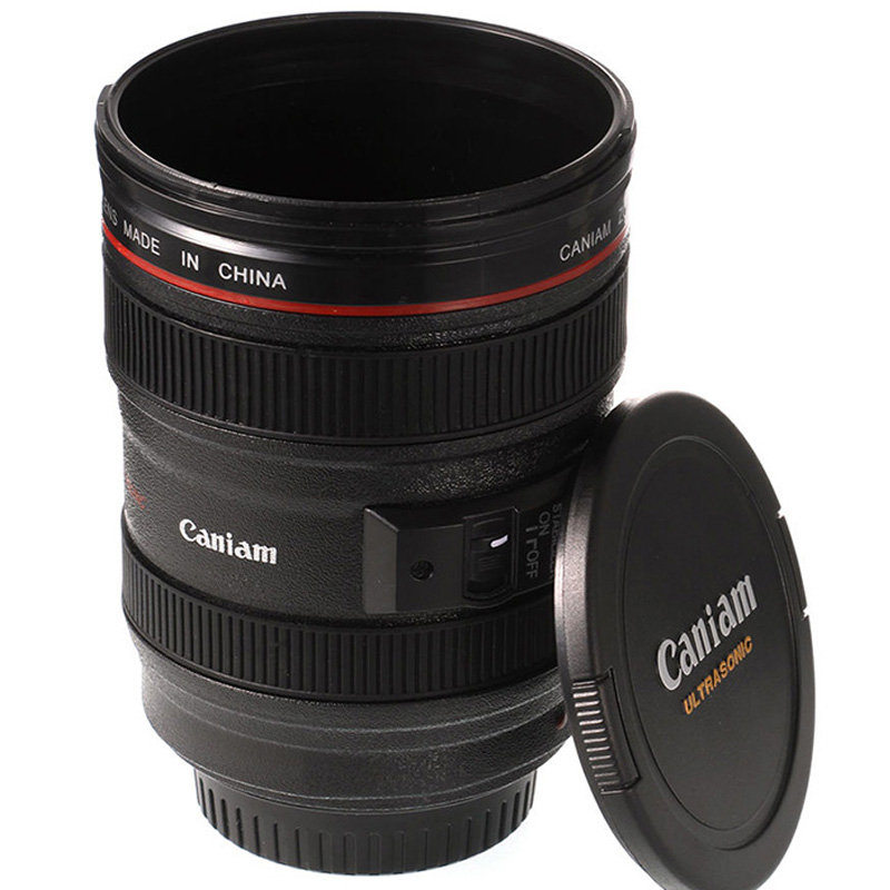 MI SHOPINN - Gelas Mug Minum Bentuk Lensa Kamera Tumbler Unik Camera Cup Lens Plastik