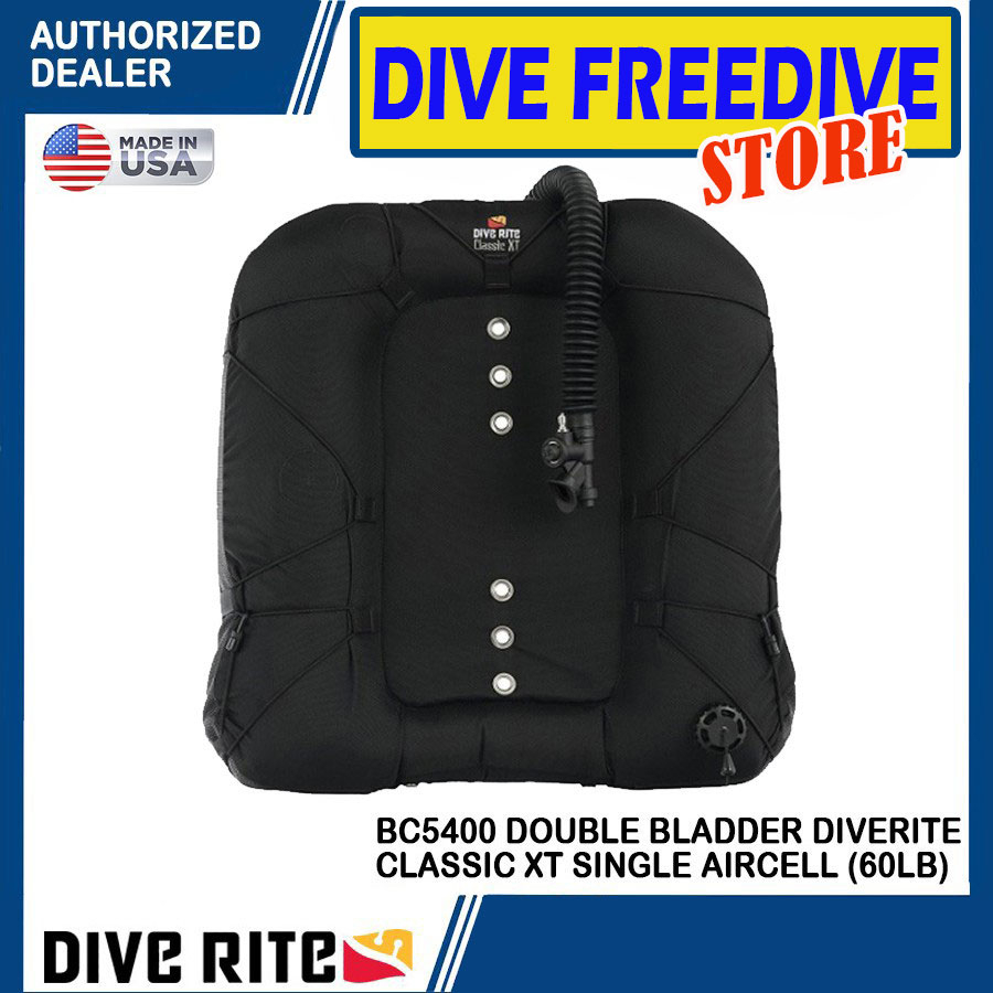 BC5400 BCD Wing Bladder Diverite Classic XT 60 lbs Dive rite Technical Scuba Diving Donut Tech Jacke