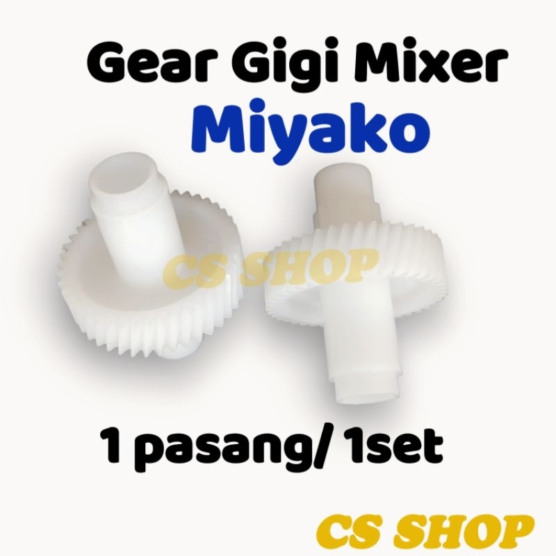 GEAR GIGI MIXER MIYAKO ORIGINAL 1 SET/GEAR MIXER MIYAKO HM 650,HM 625,SM 625 SEPASANG 2PCS