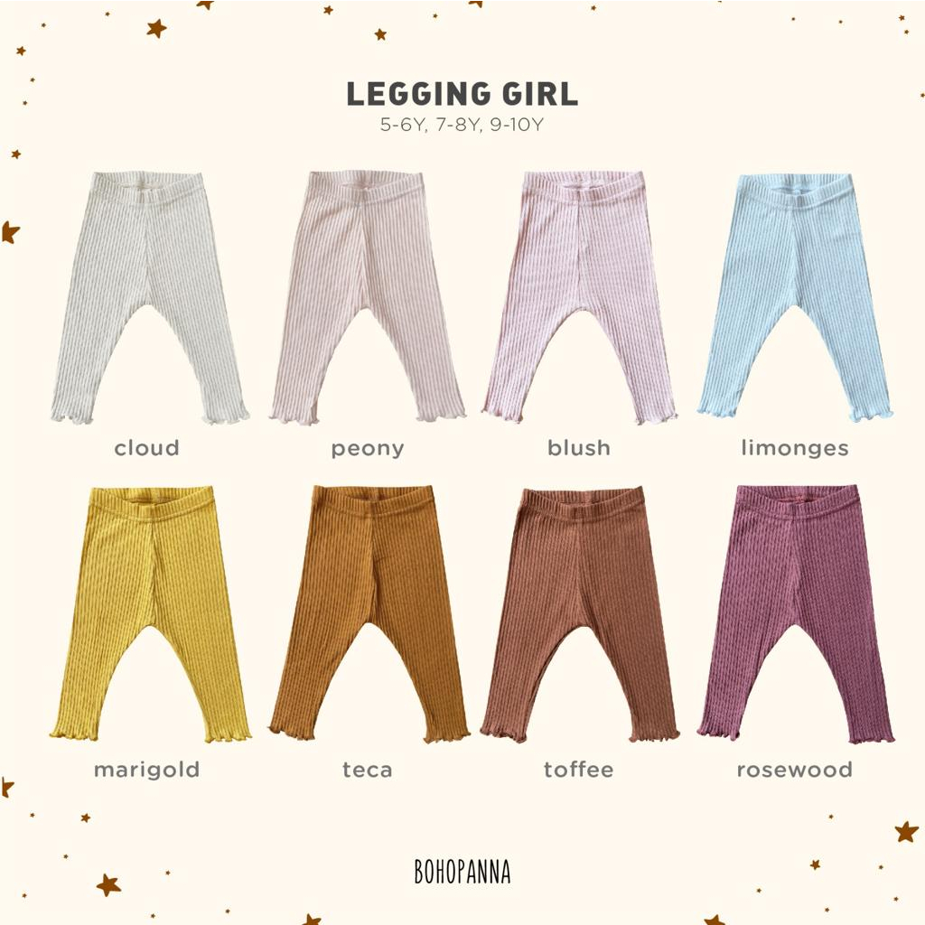 BOHOPANNA - LEGGING GIRL  5-10 TAHUN - CELANA ANAK