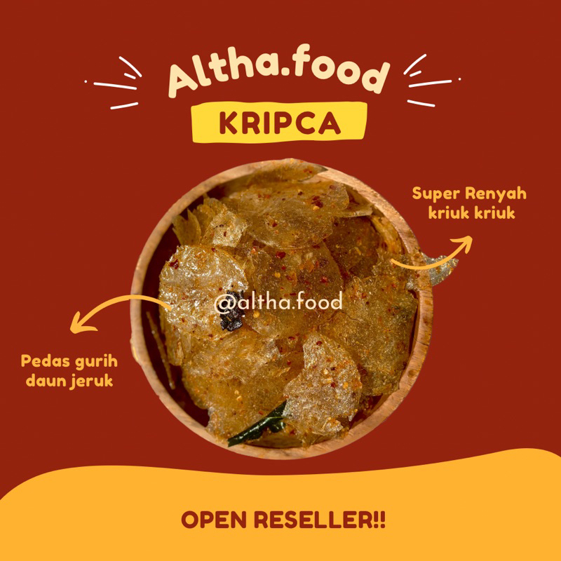 

KRIPCA PEDAS GURIH DAUN JERUK 250 GRAM 1/4KG