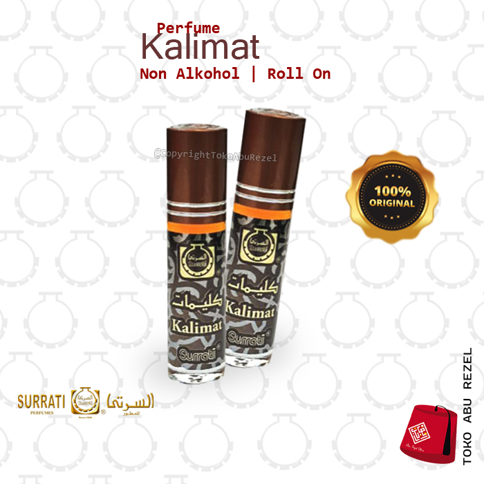 Parfum KALIMAT 6ml Roll On | Parfum Surrati | Bibit Minyak |  Surrati Perfumes| Original Product | Surrati Factory Holly Makkah KSA