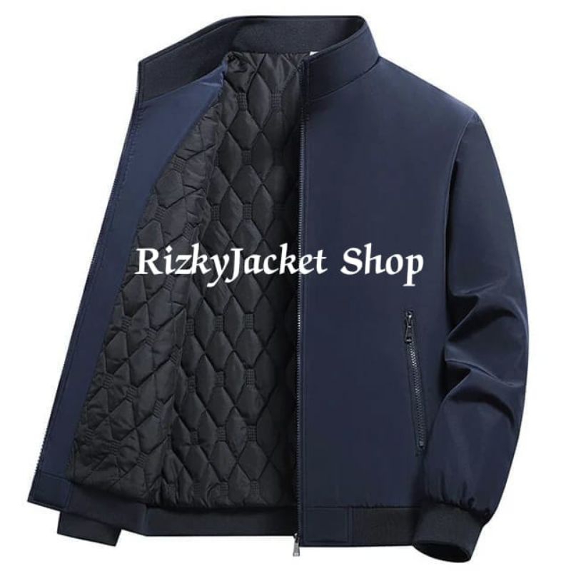 Jaket pria keren/jaket wilthing pria tebal/jaket taslan berkualitas