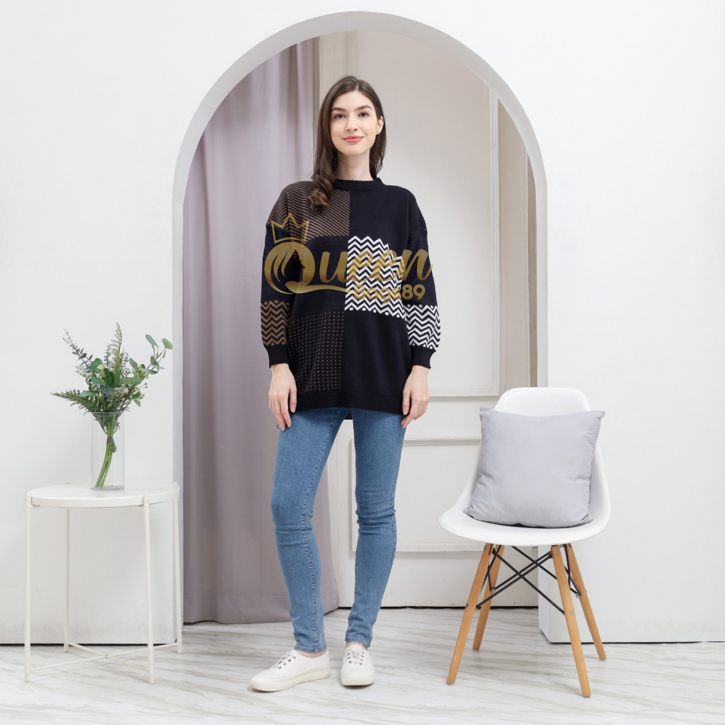 Queenbags89 Sweater Slavina knit Bigsize Premium