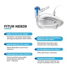 Alat Bantu Pernafasan Elvasense Nebulizer Compressor NEB39