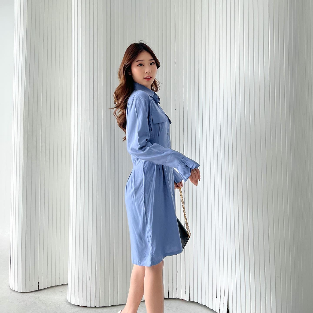 Beige Studio - Gale Dress / Dress Lengan Panjang Wanita