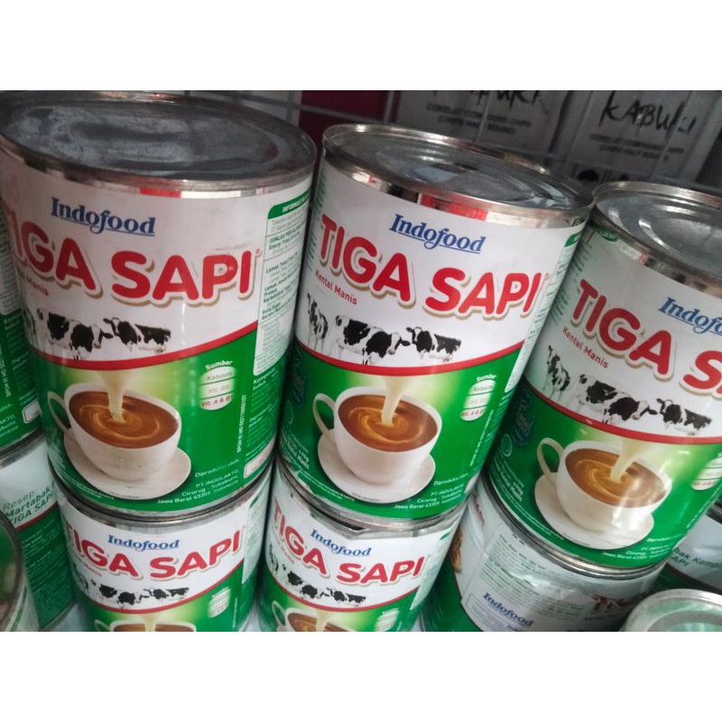 

Susu cap 3 sapi kaleng ,375 gr