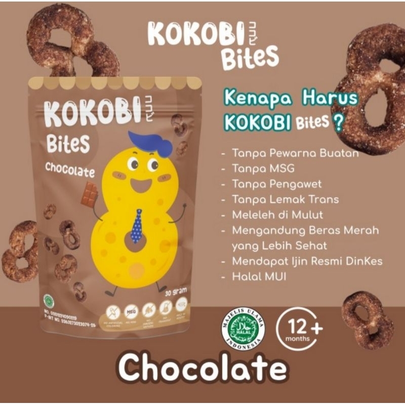 Kokobi Bites 30Gr /Snack Bayi 1th keats/snack kokobi